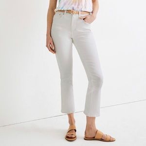Madewell 10” high riser Demi boot jeans